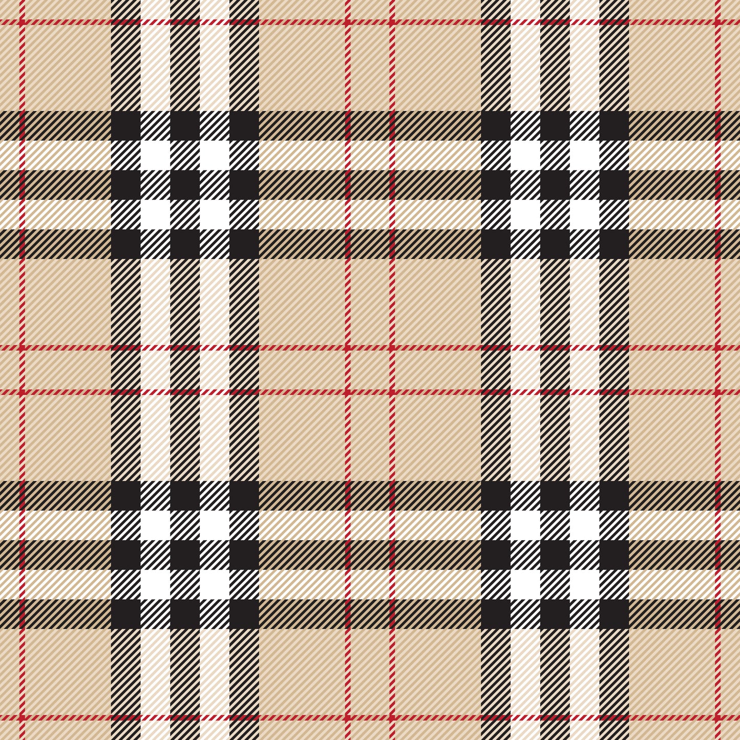 Designer plaid removable peel and stick wallpaper