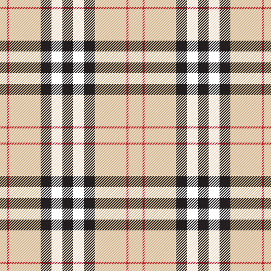 Designer plaid removable peel and stick wallpaper