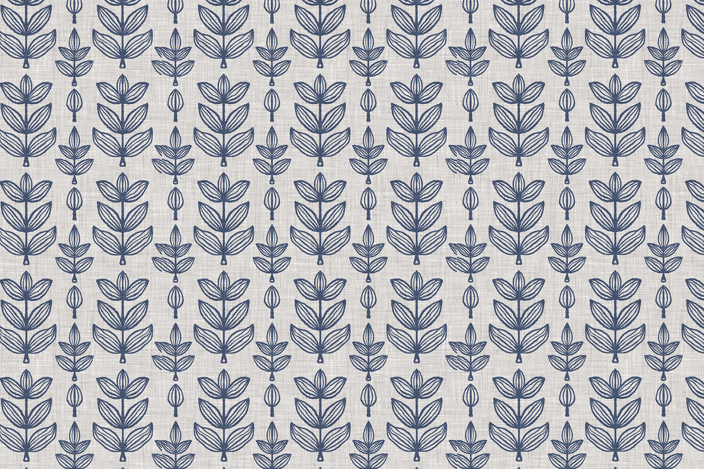 French Blue Botanical Removable peel and stick wallpaper
