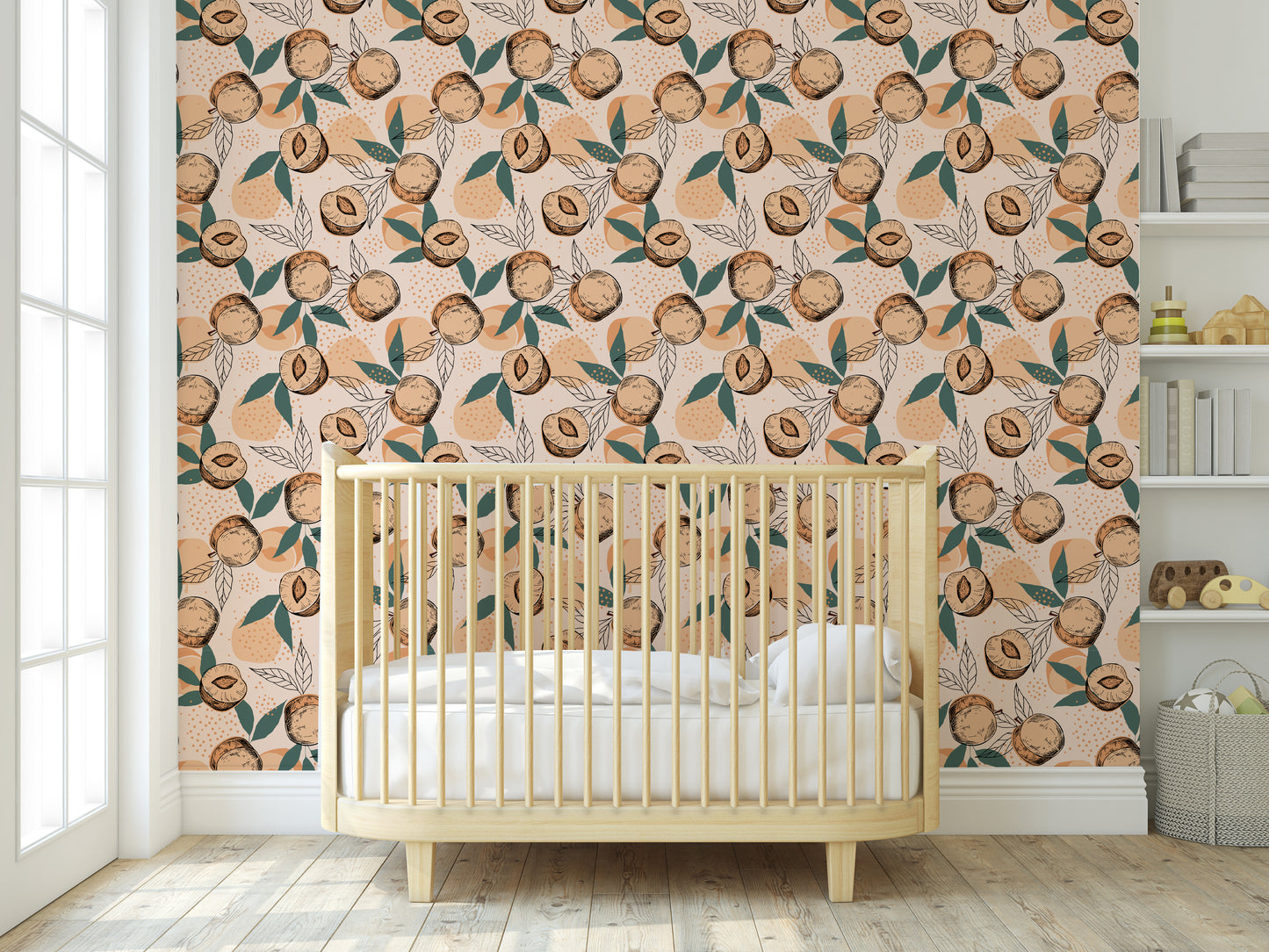 Just Peachy Removable Peel And Stick Wallpaper