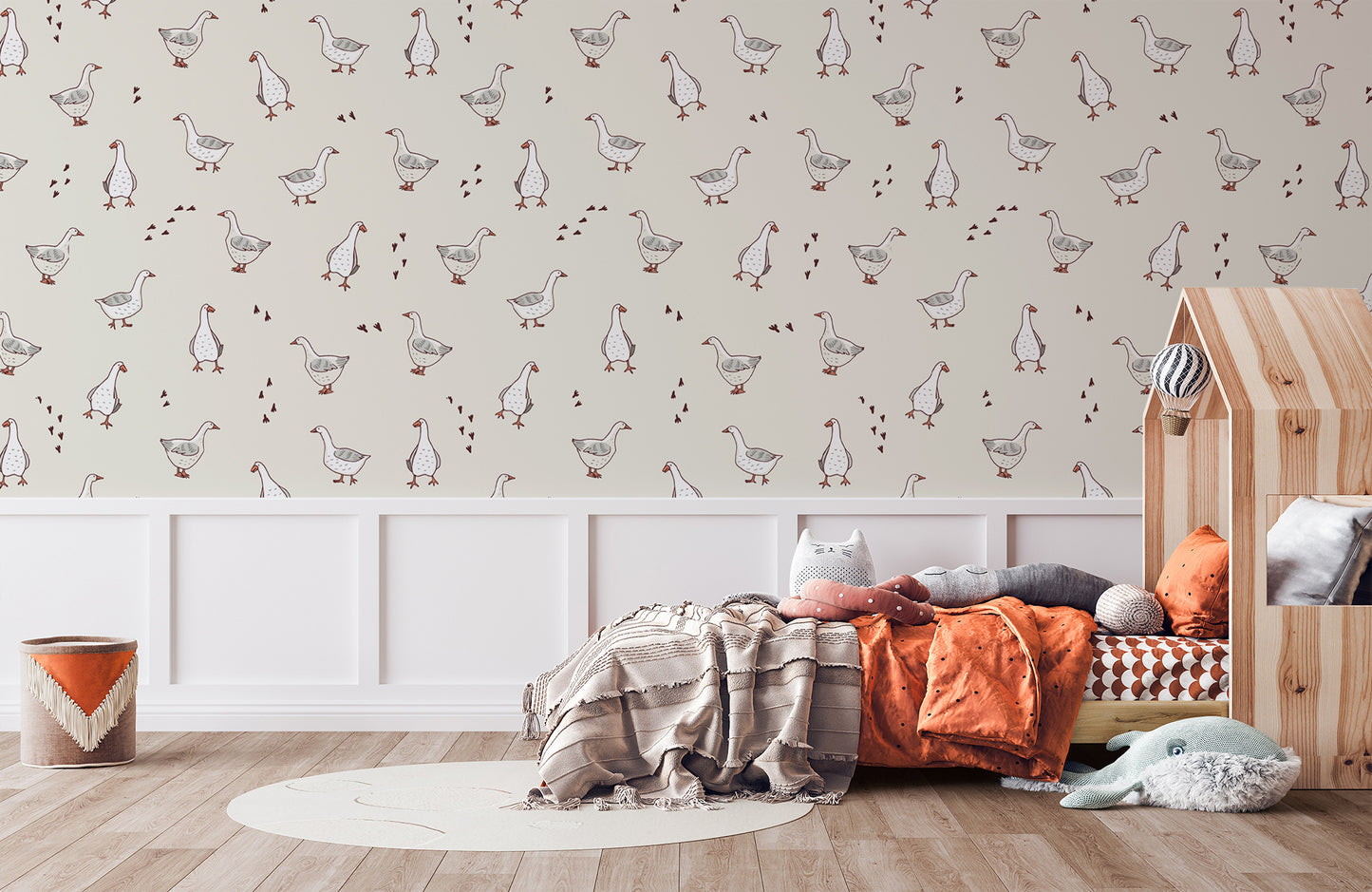 Silly goose wallpaper