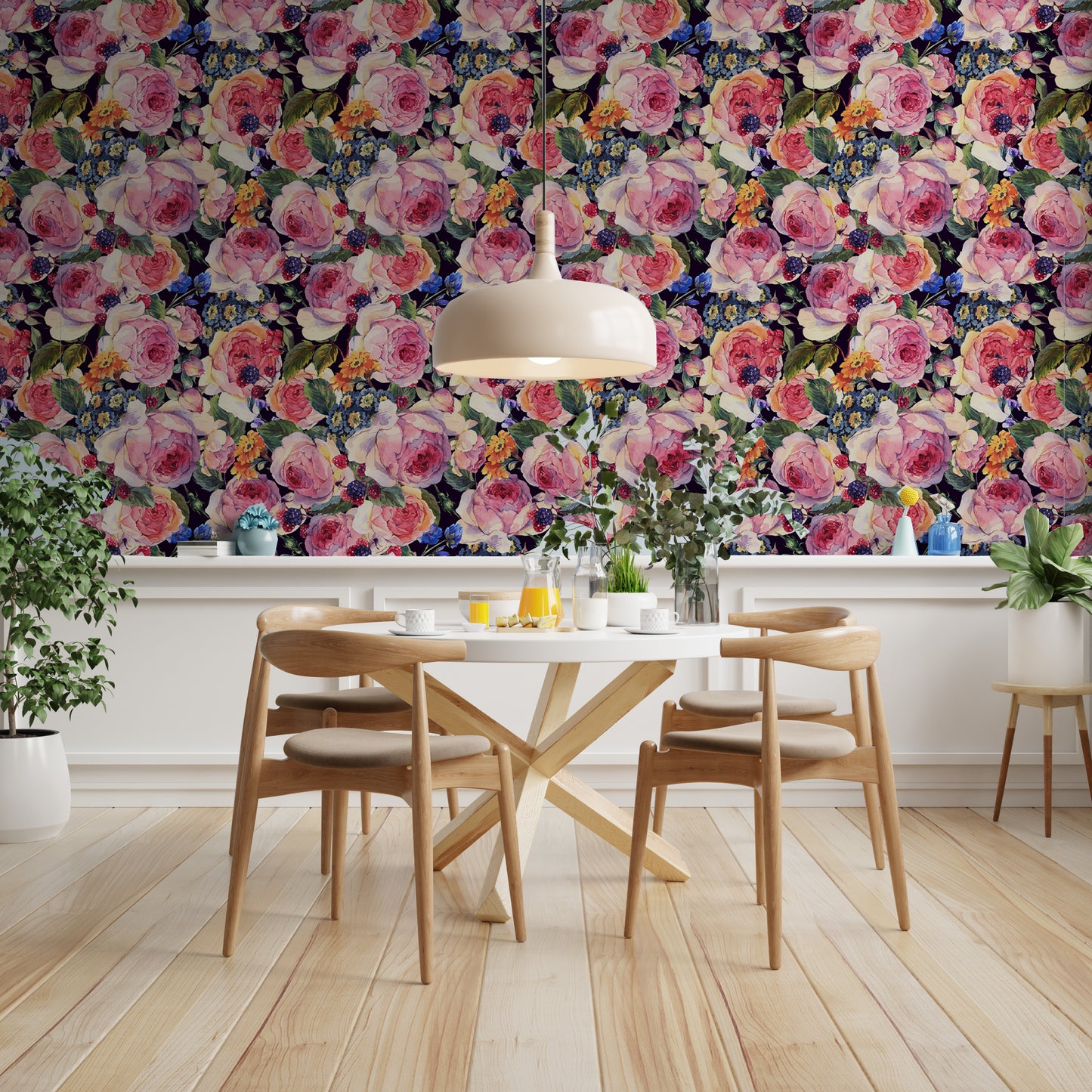 Smell The Roses Removable Peel And Stick Wallpaper