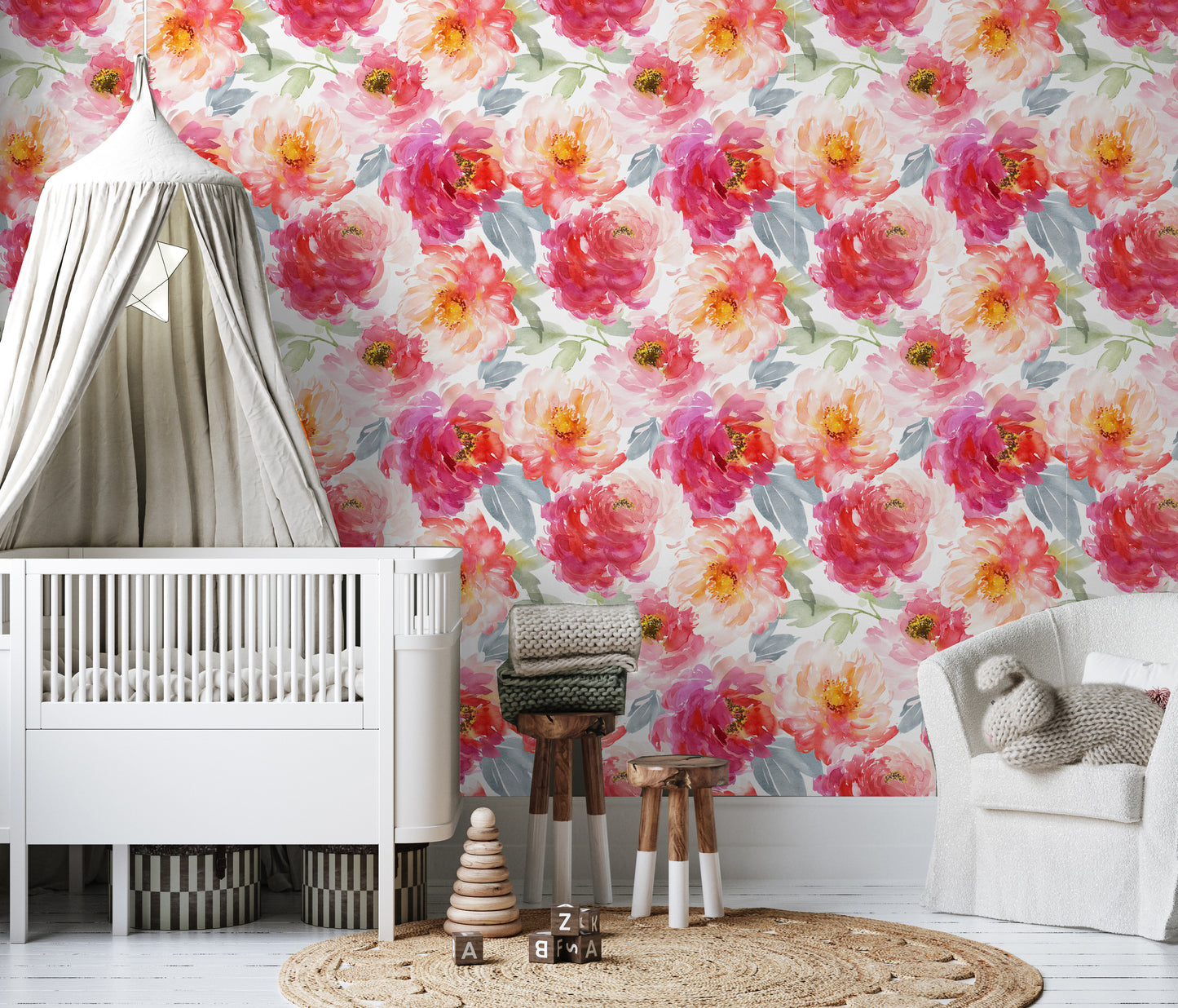 You Are Beautiful Floral Removable Peel And Stick Wallpaper