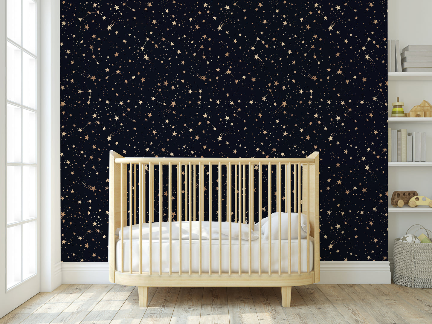 Reach For The Stars Removable Peel And Stick Wallpaper