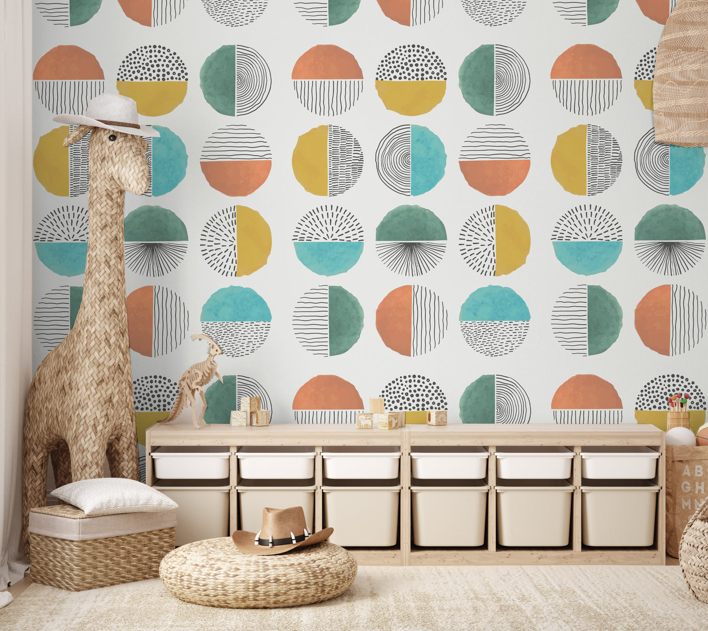 Art Class Removable Peel And Stick Wallpaper