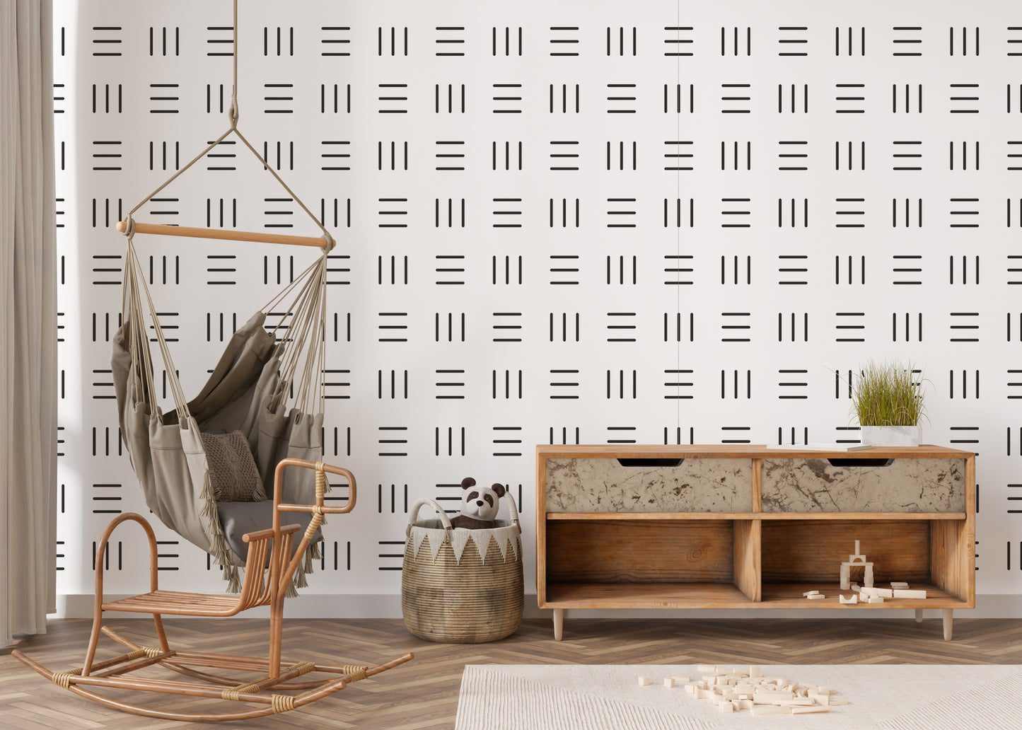 Modern Minimalist Removable Peel And Stick Wallpaper