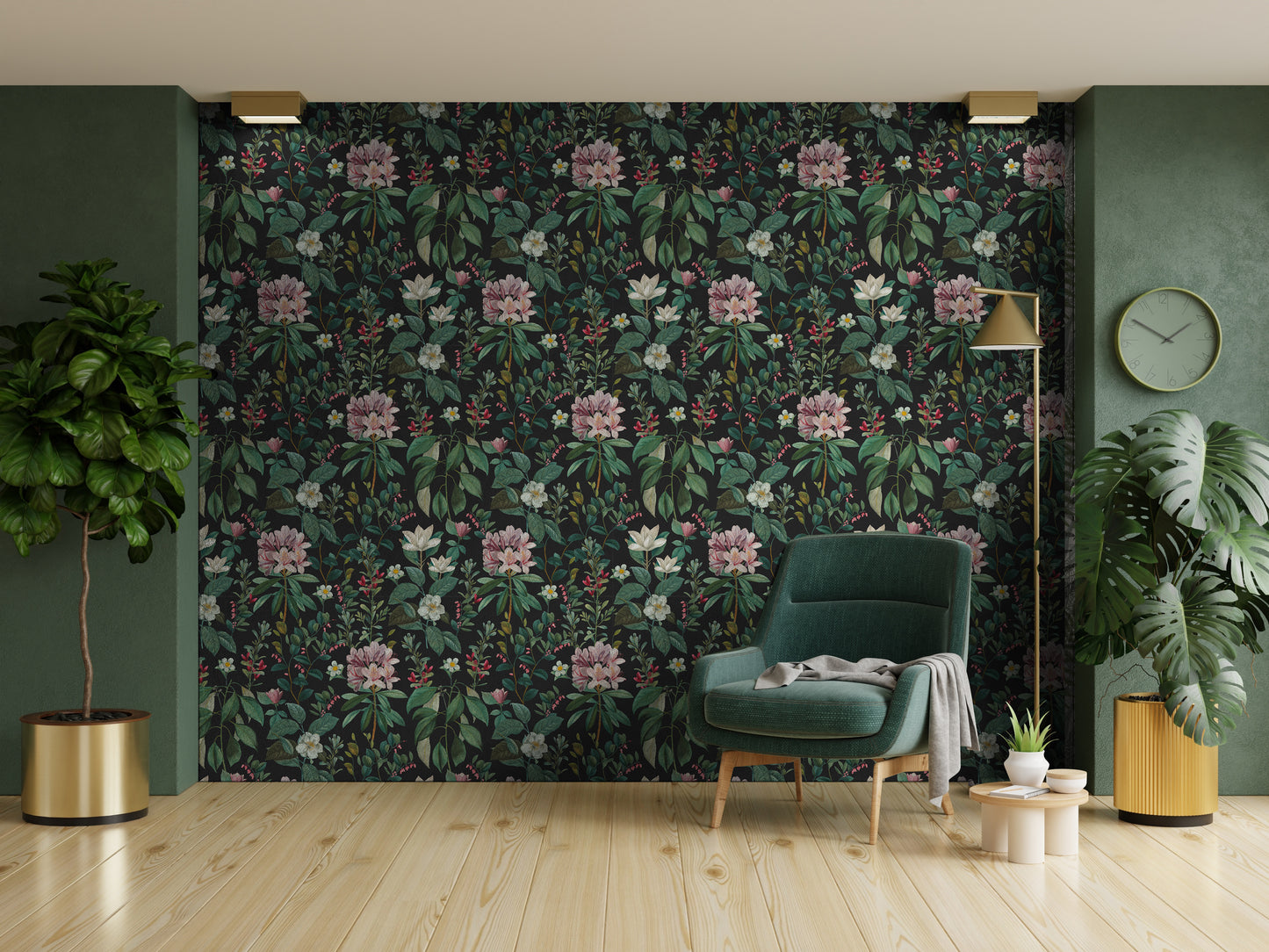 Beautiful Botanical Removable Peel And Stick Wallpaper