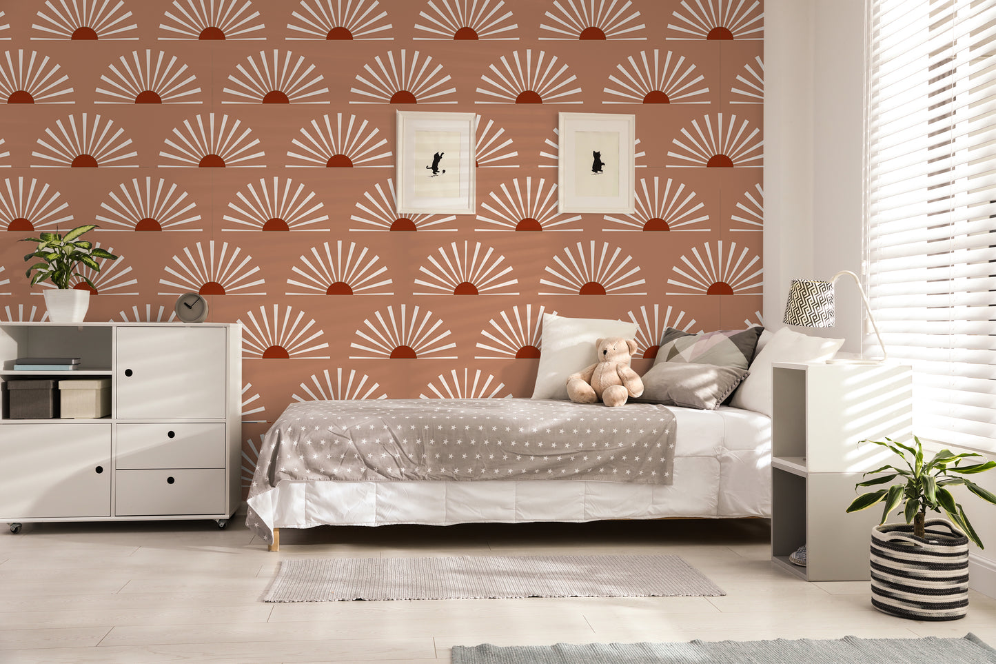 Boho wallpaper Sunset Removable Peel And Stick Wallpaper