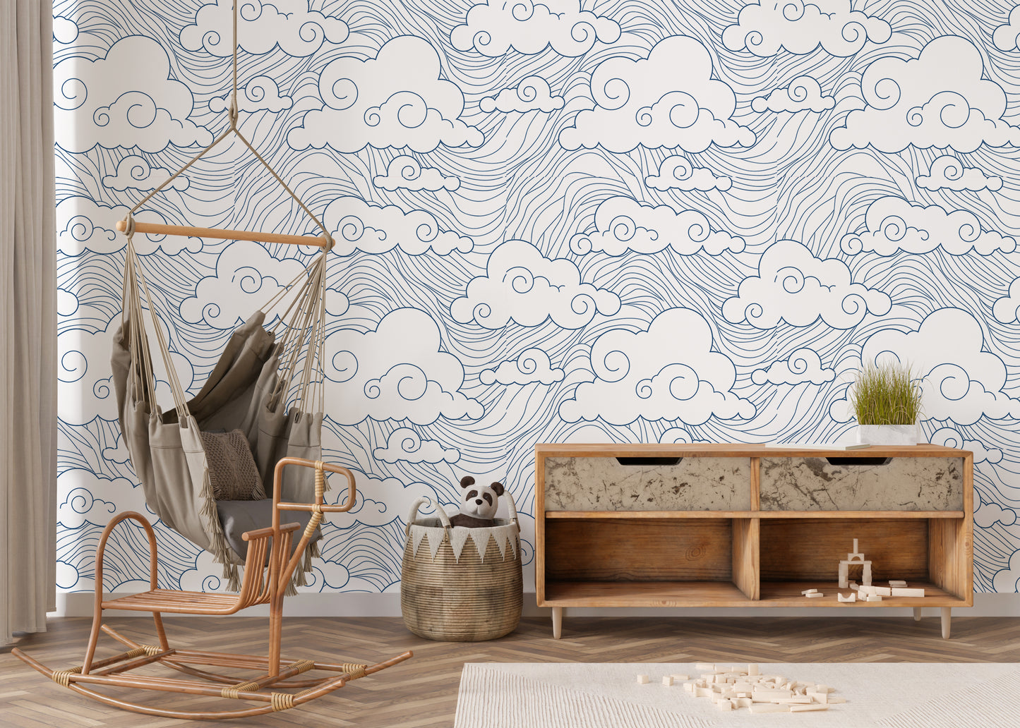 Daydreamer Cloud Removable Peel And Stick Wallpaper