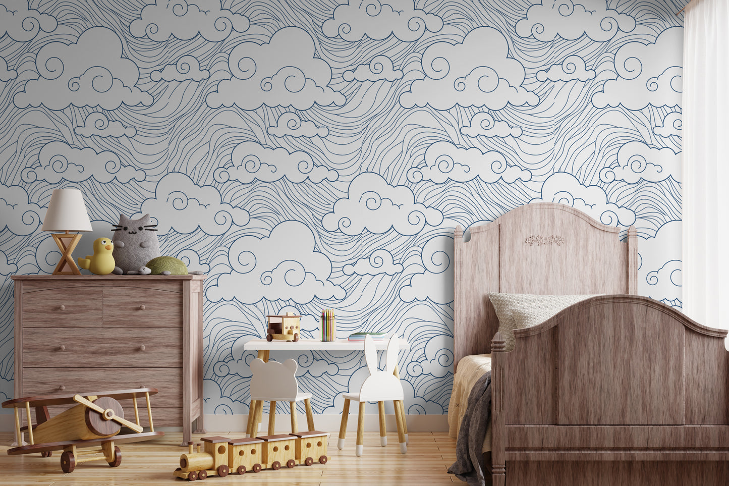 Daydreamer Cloud Removable Peel And Stick Wallpaper