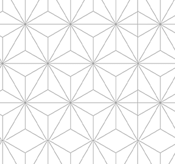 Elegant Gatsby Gray Geometric Removable Peel And Stick Wallpaper