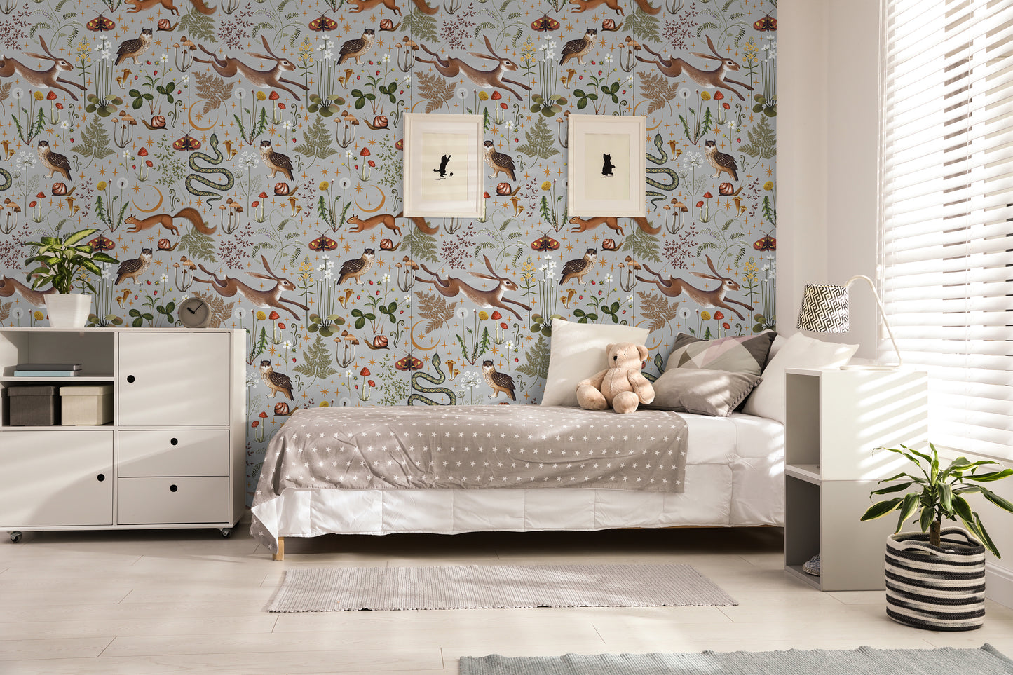 Woodland Forest Removable Peel And Stick Wallpaper