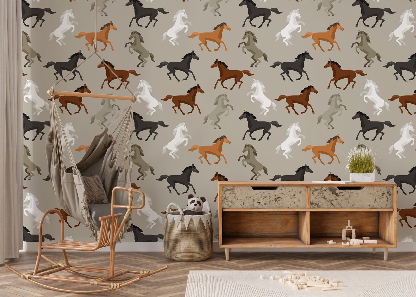 Horse Removable Peel And Stick Wallpaper