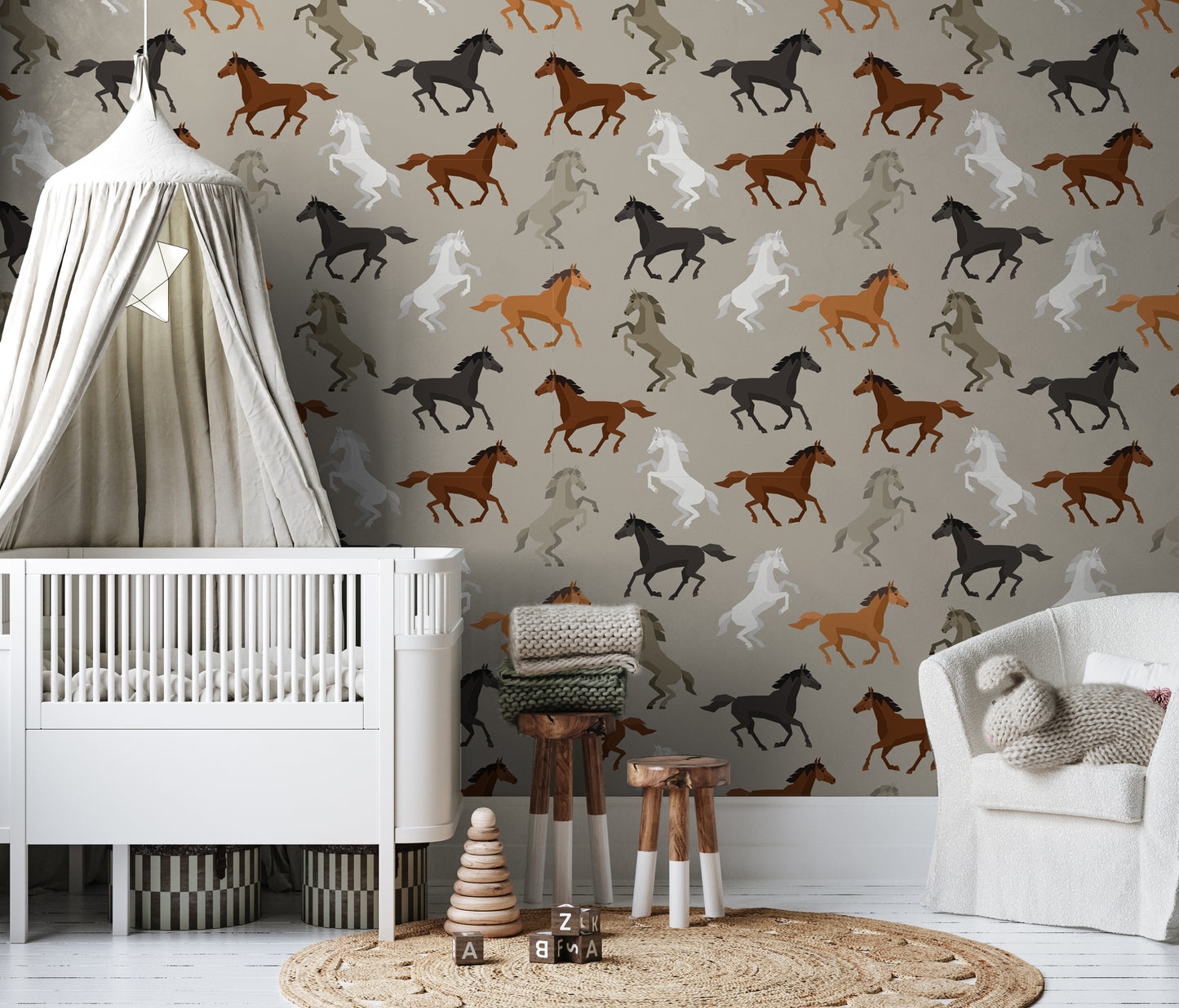 Horse Removable Peel And Stick Wallpaper