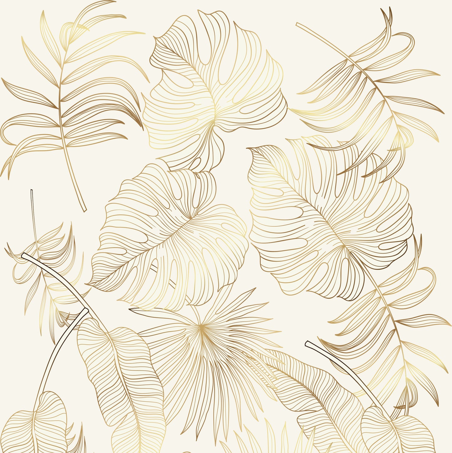 Lainey's Leaves Removable Peel And Stick Wallpaper