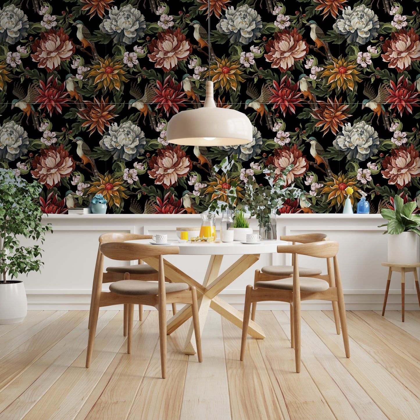Midnight In The Garden Removable Peel And Stick Wallpaper