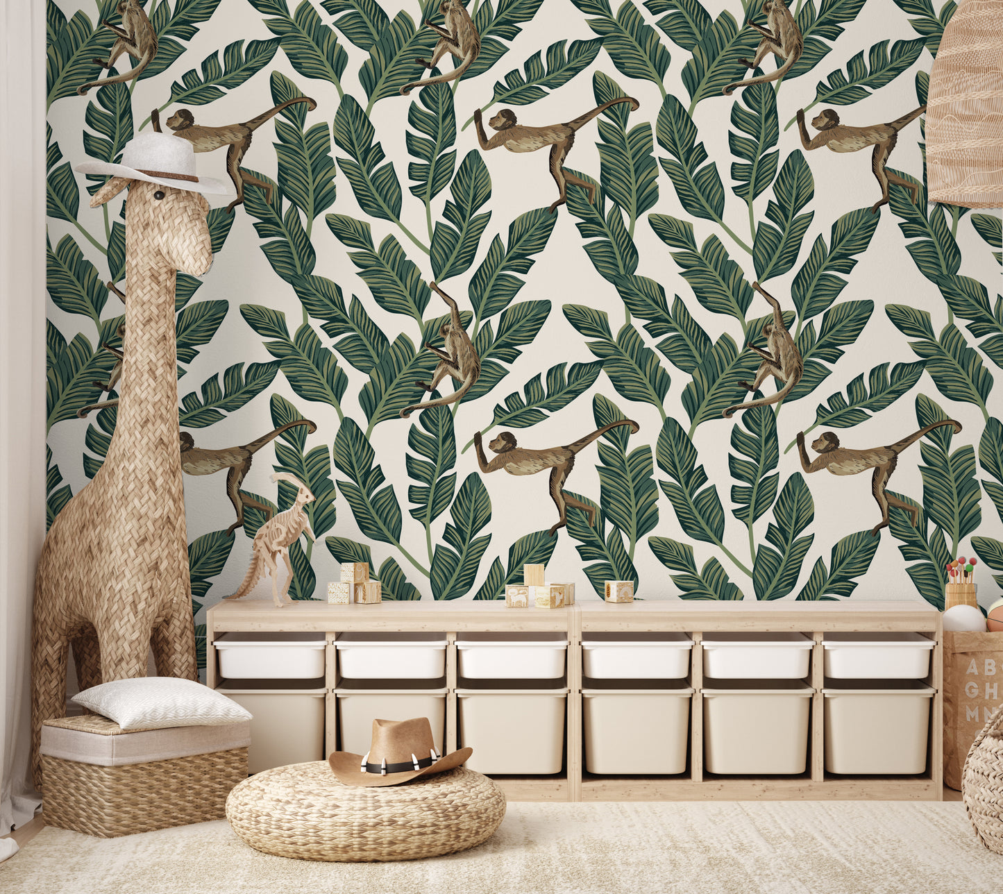 Monkey Business Removable Peel And Stick Wallpaper