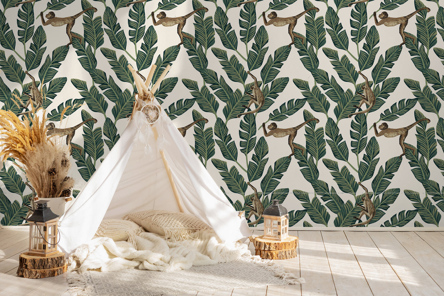 Monkey Business Removable Peel And Stick Wallpaper
