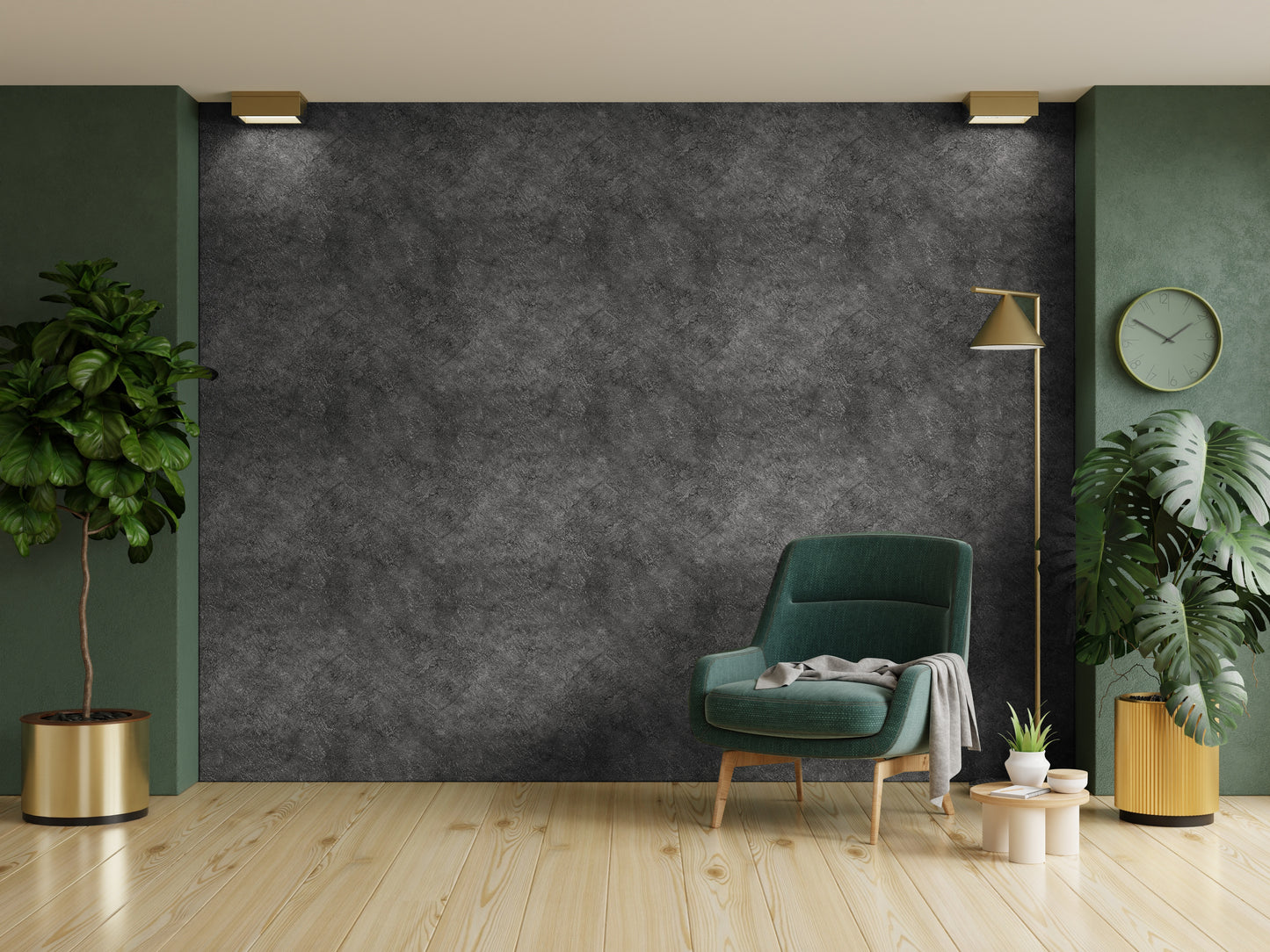 Gray Concrete Removable Peel And Stick Wallpaper