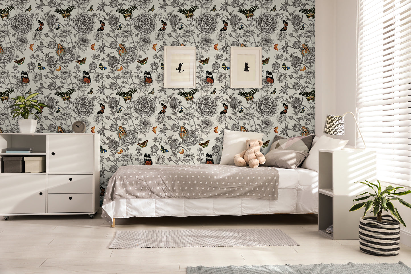 Flutter Like A Butterfly Removable Peel And Stick Wallpaper