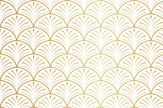 Gold Art Deco Removable Peel And Stick Wallpaper