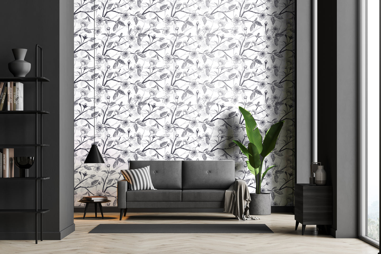 Cherry Blossom Living room wallpaper