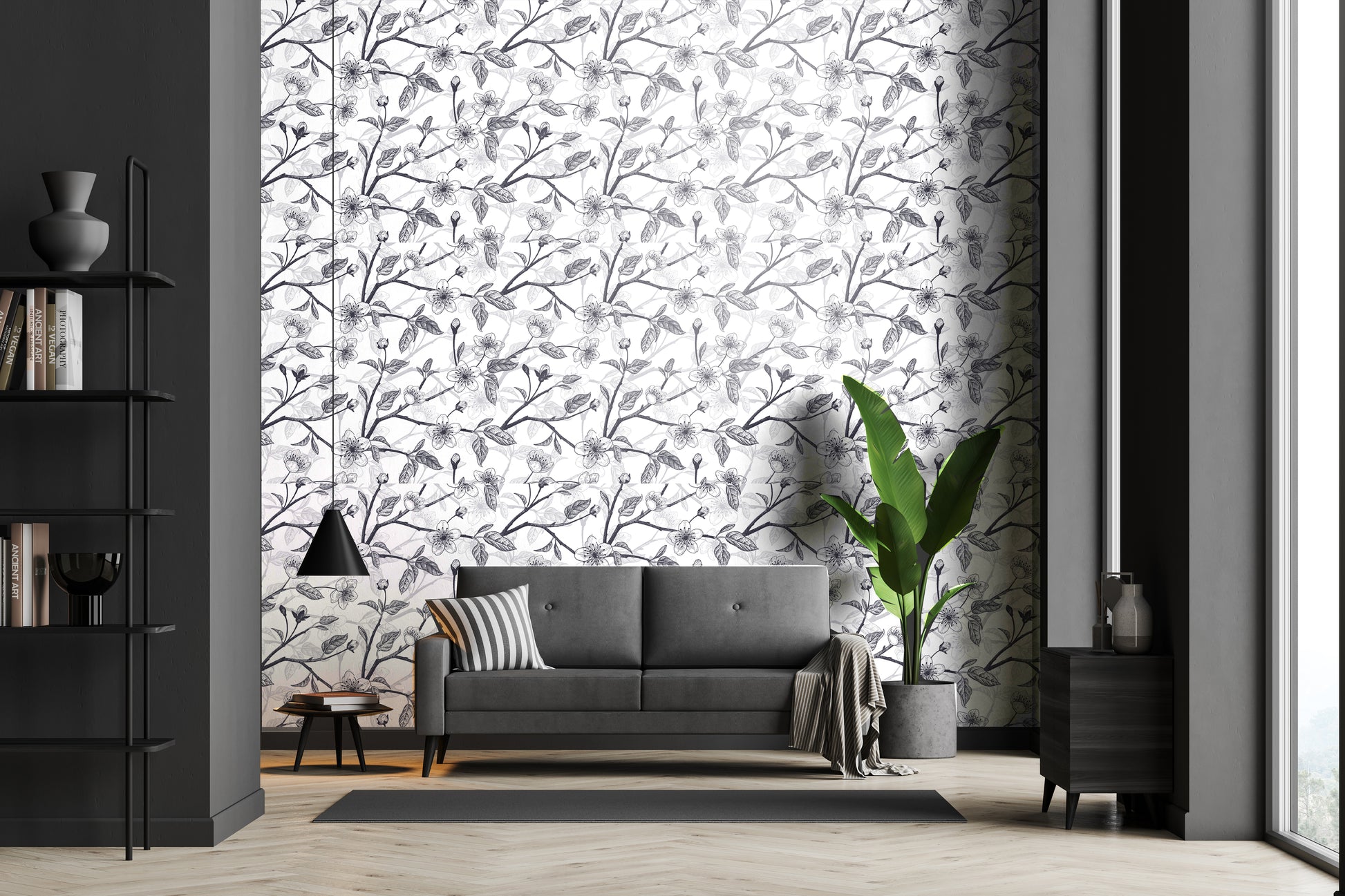 Cherry Blossom Living room wallpaper