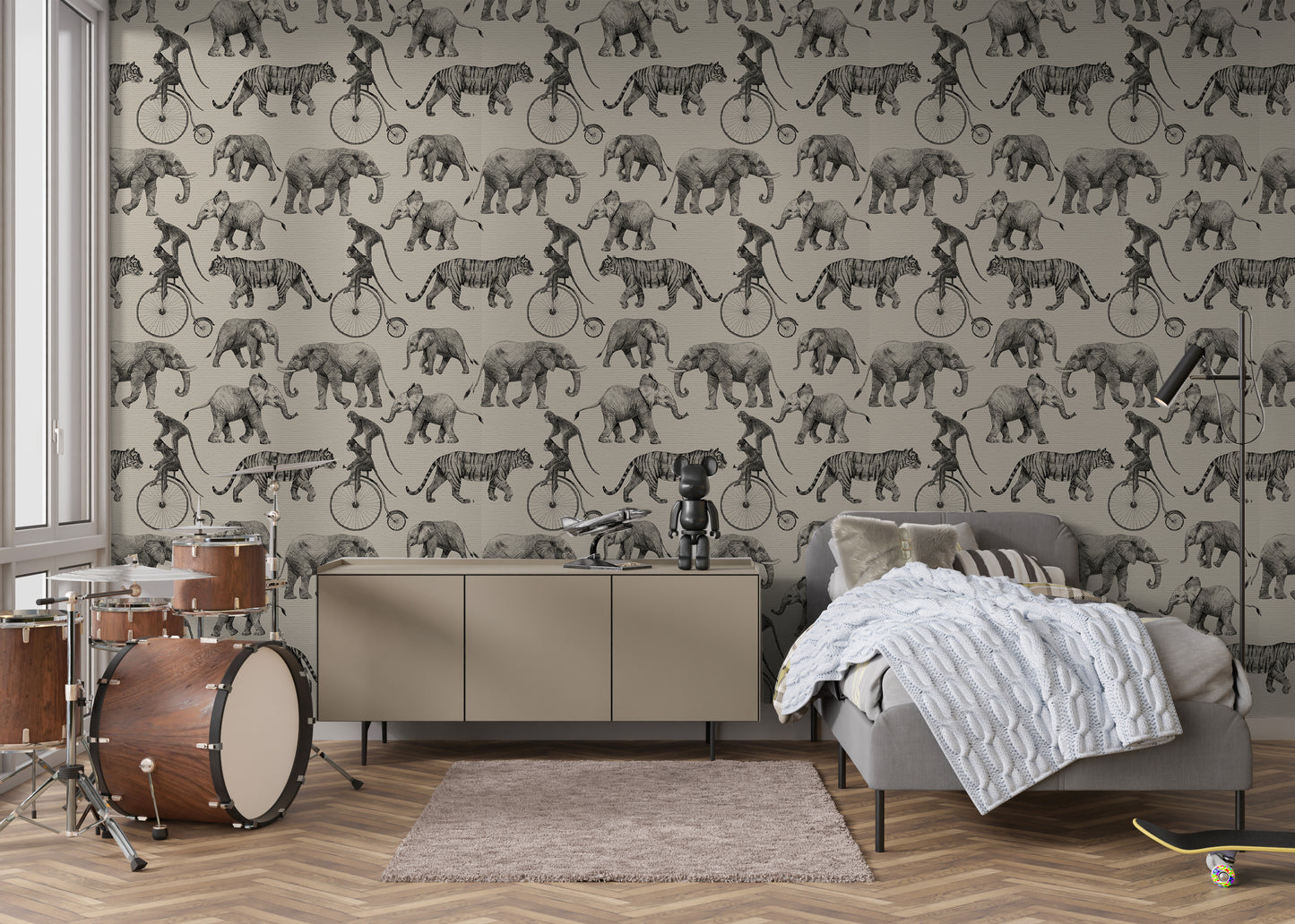 Life Is A Circus Removable Peel And Stick Wallpaper