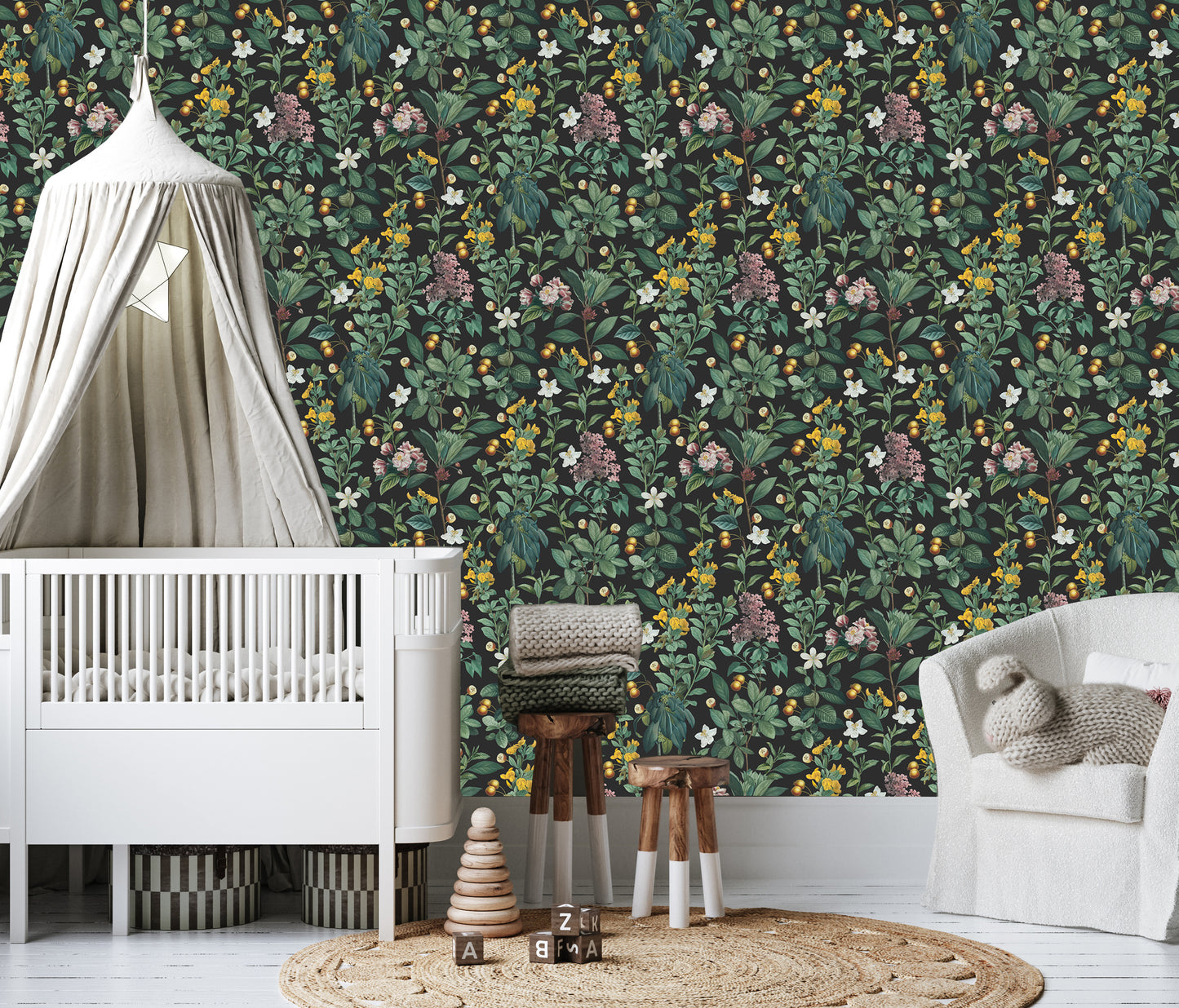 Night Blossom Removable Peel And Stick Wallpaper