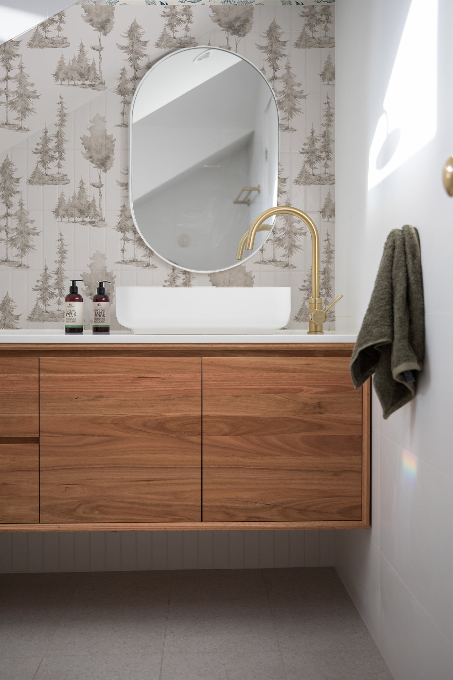 Quiet Little Trees Removable Peel And Stick Wallpaper