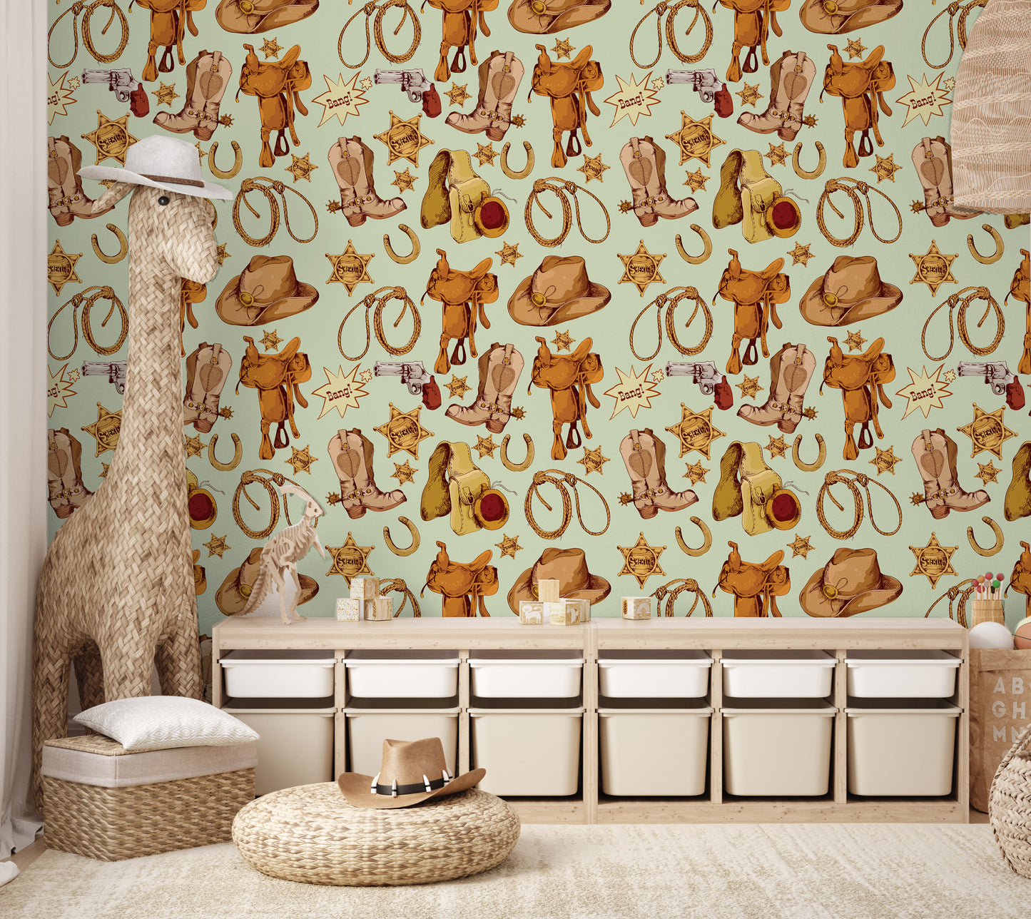 Sheriff In Town Removable Peel And Stick Wallpaper