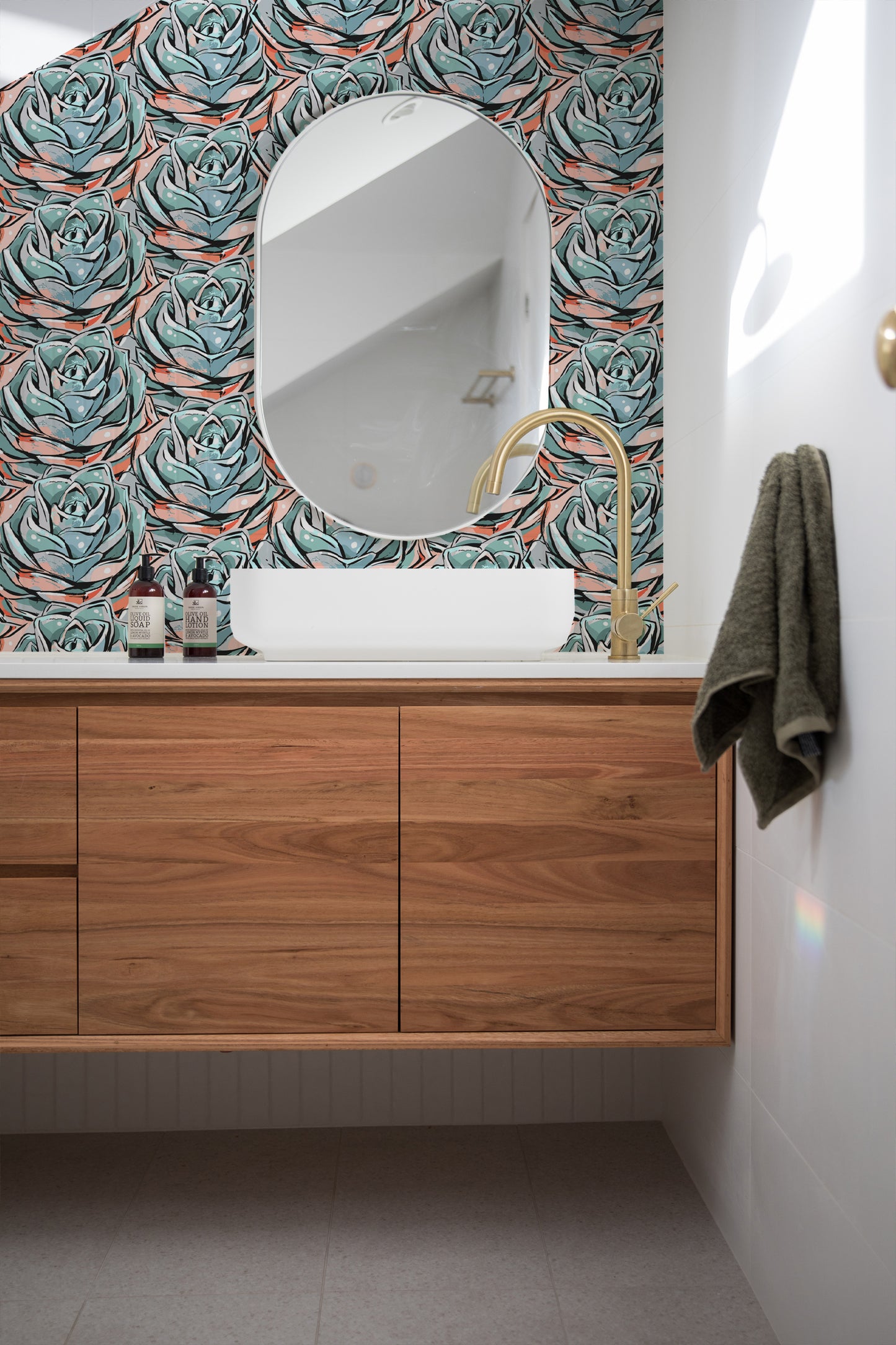 Sweet Succulent Removable Peel And Stick Wallpaper