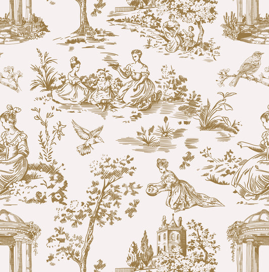 Abstract French Provincial wallpaper