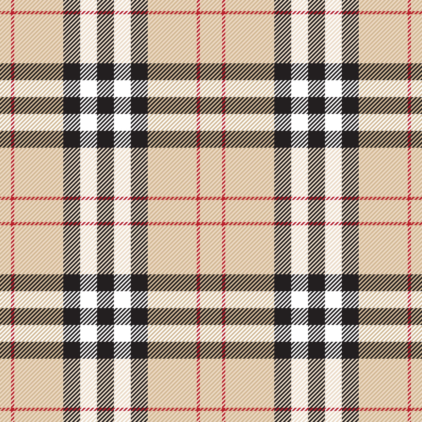 Designer plaid removable peel and stick wallpaper