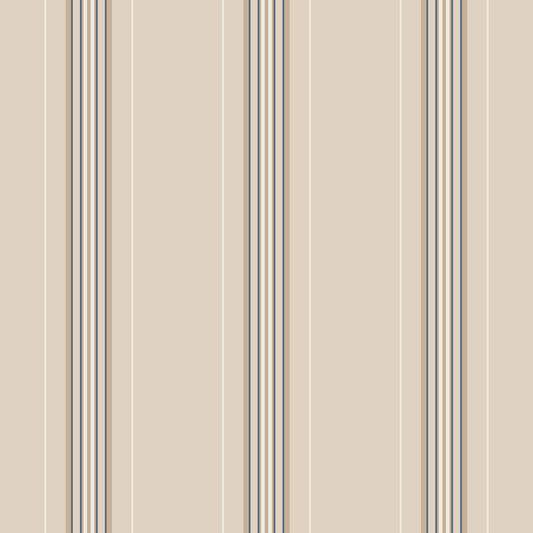 Classic lines neutral stripes removable peel and stick wallpaper