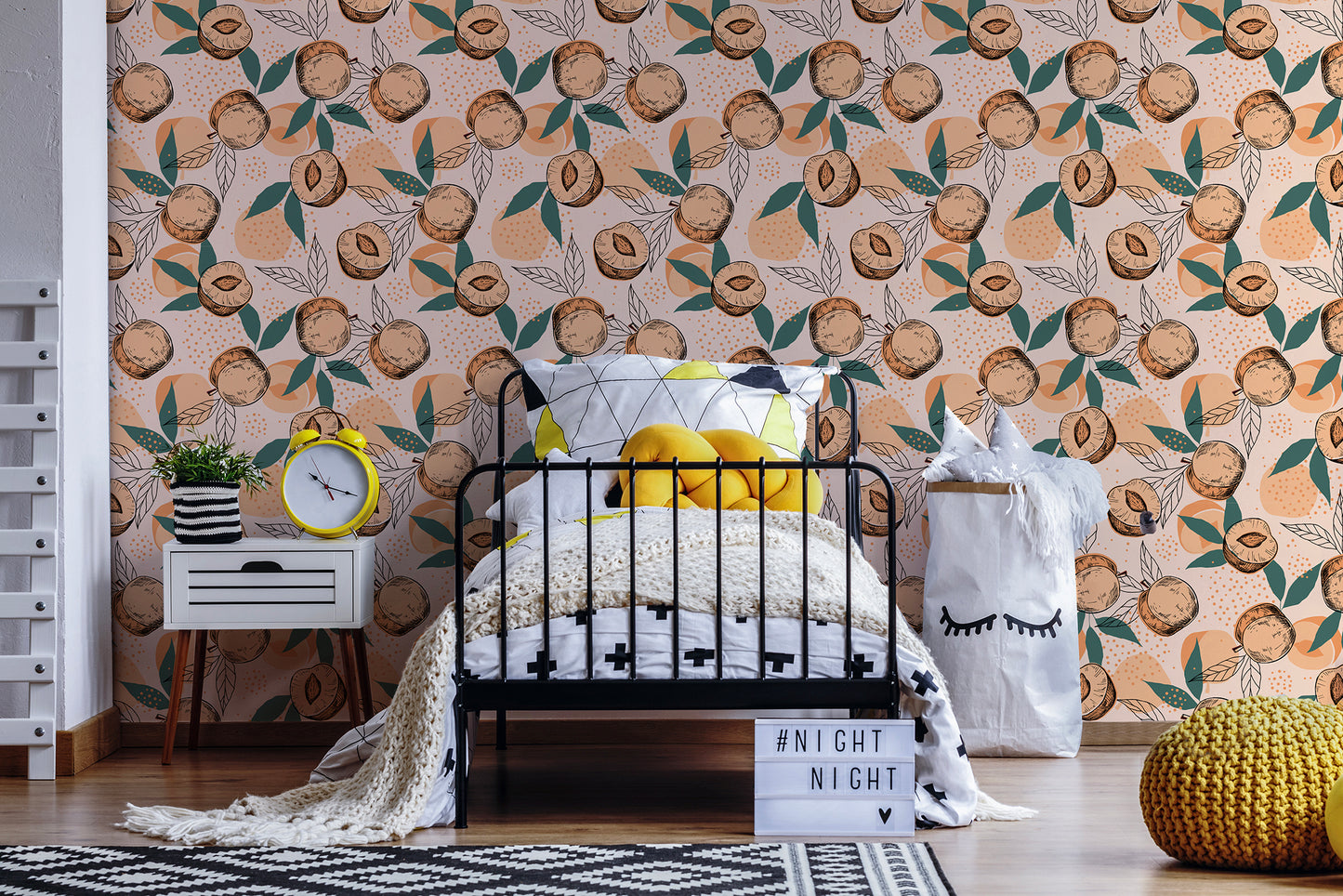 Just Peachy Removable Peel And Stick Wallpaper