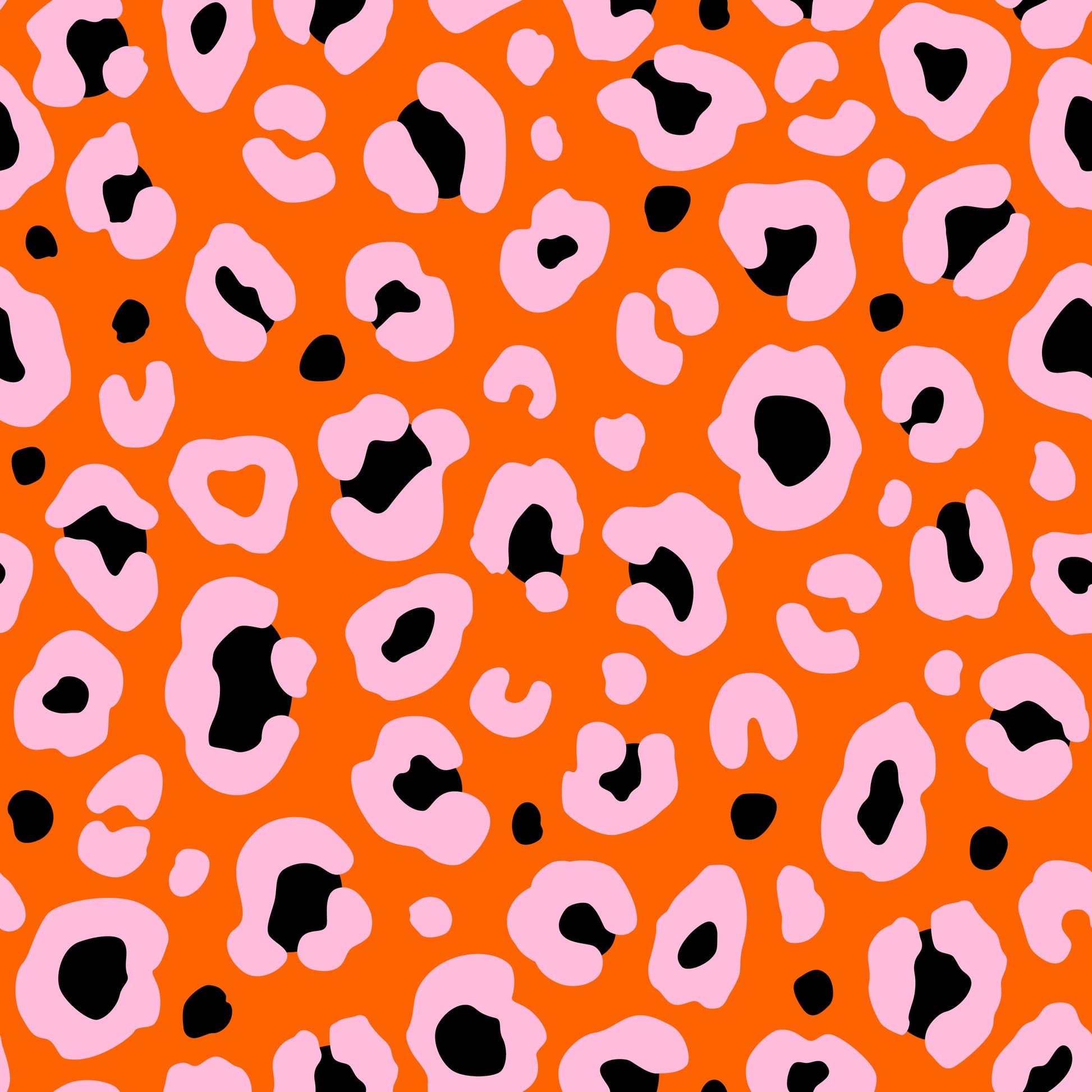 Modern Leopard print wallpaper pattern up close