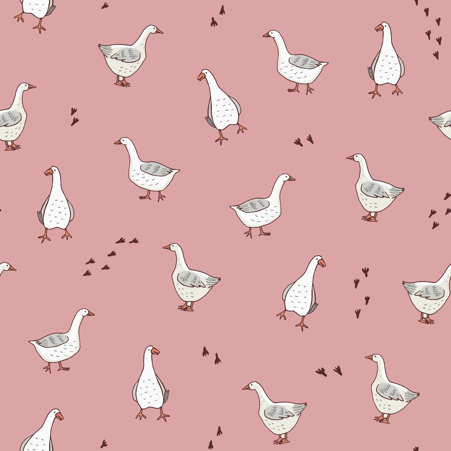 pink silly goose wallpaper