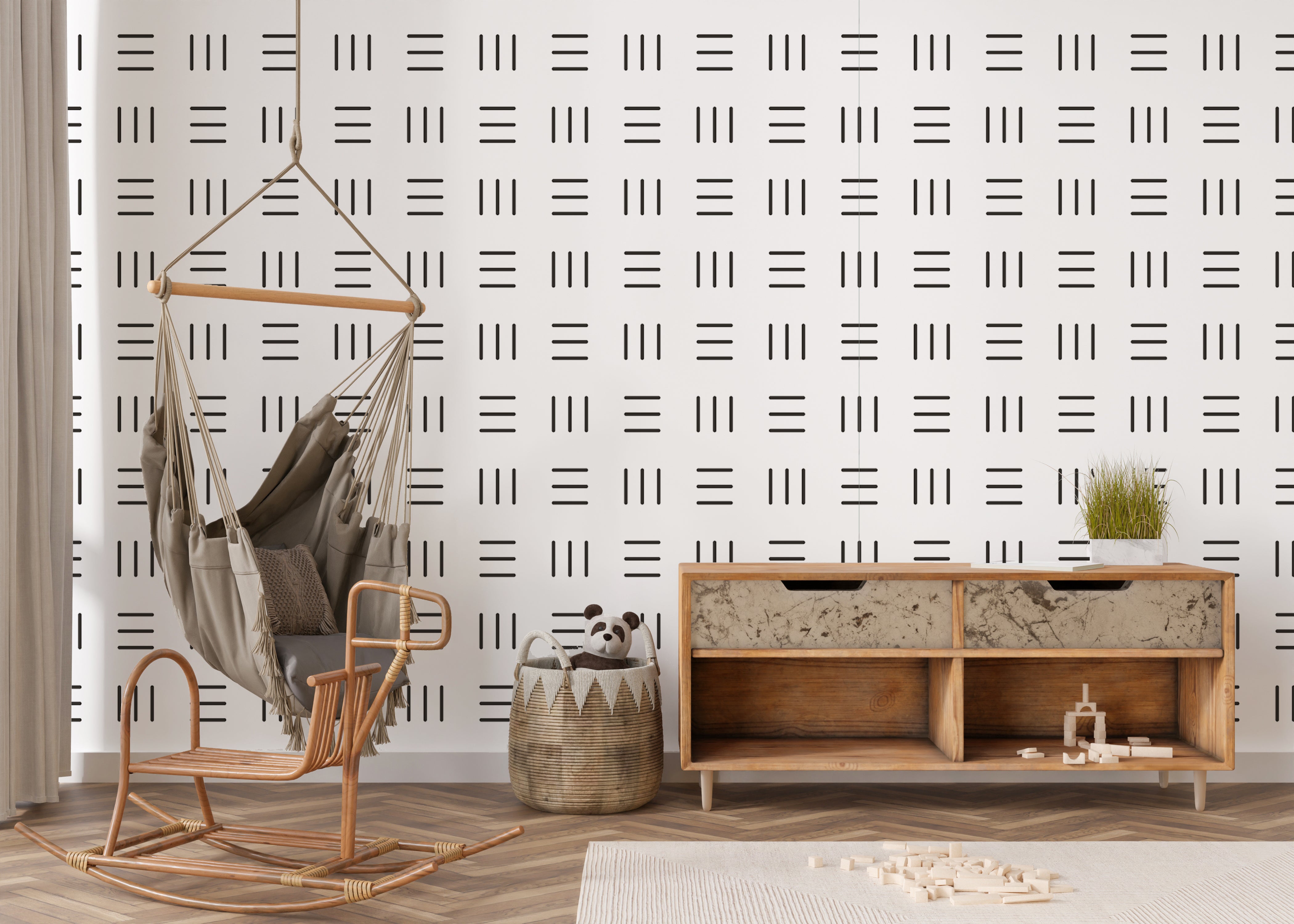 Mod Minimalist Peel And Stick Removable Wallpaper  Love vs Design