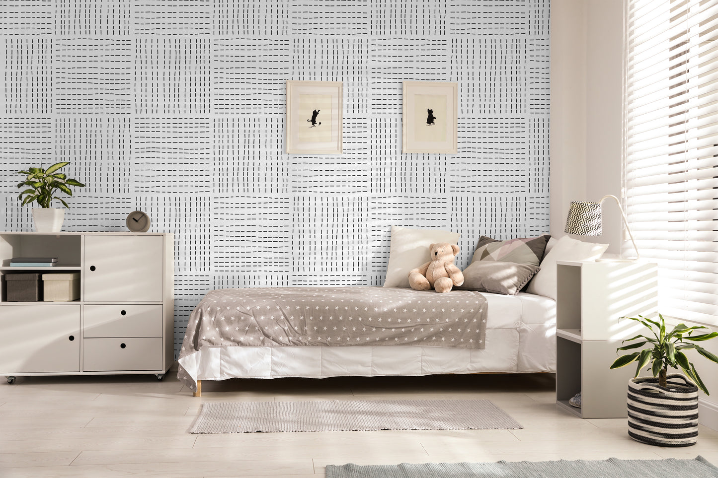 Black And White Removable Peel And Stick Wallpaper