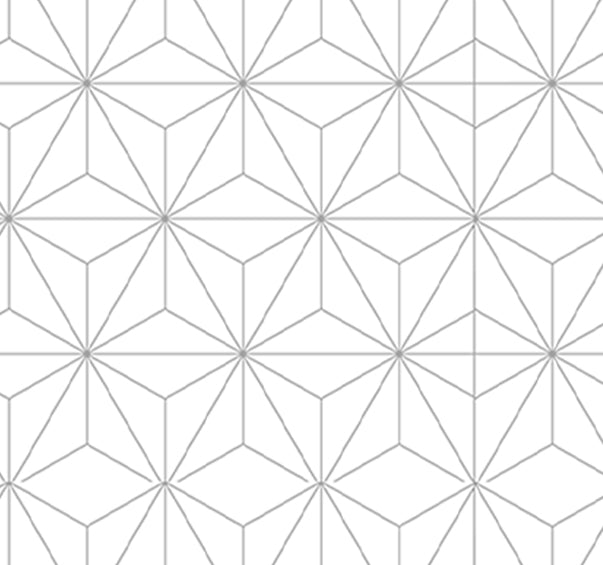 Elegant Gatsby Gray Geometric Removable Peel And Stick Wallpaper