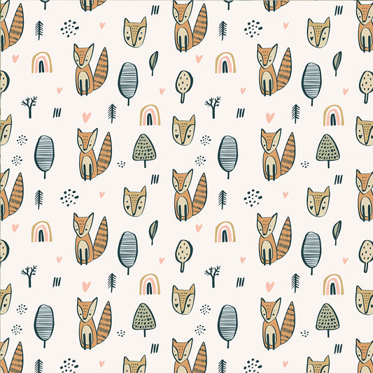 Fox In The Forest Removable Peel And Stick Wallpaper