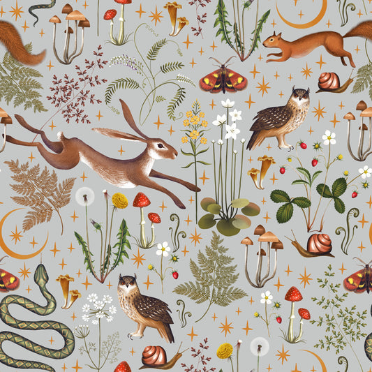 Woodland Forest Removable Peel And Stick Wallpaper