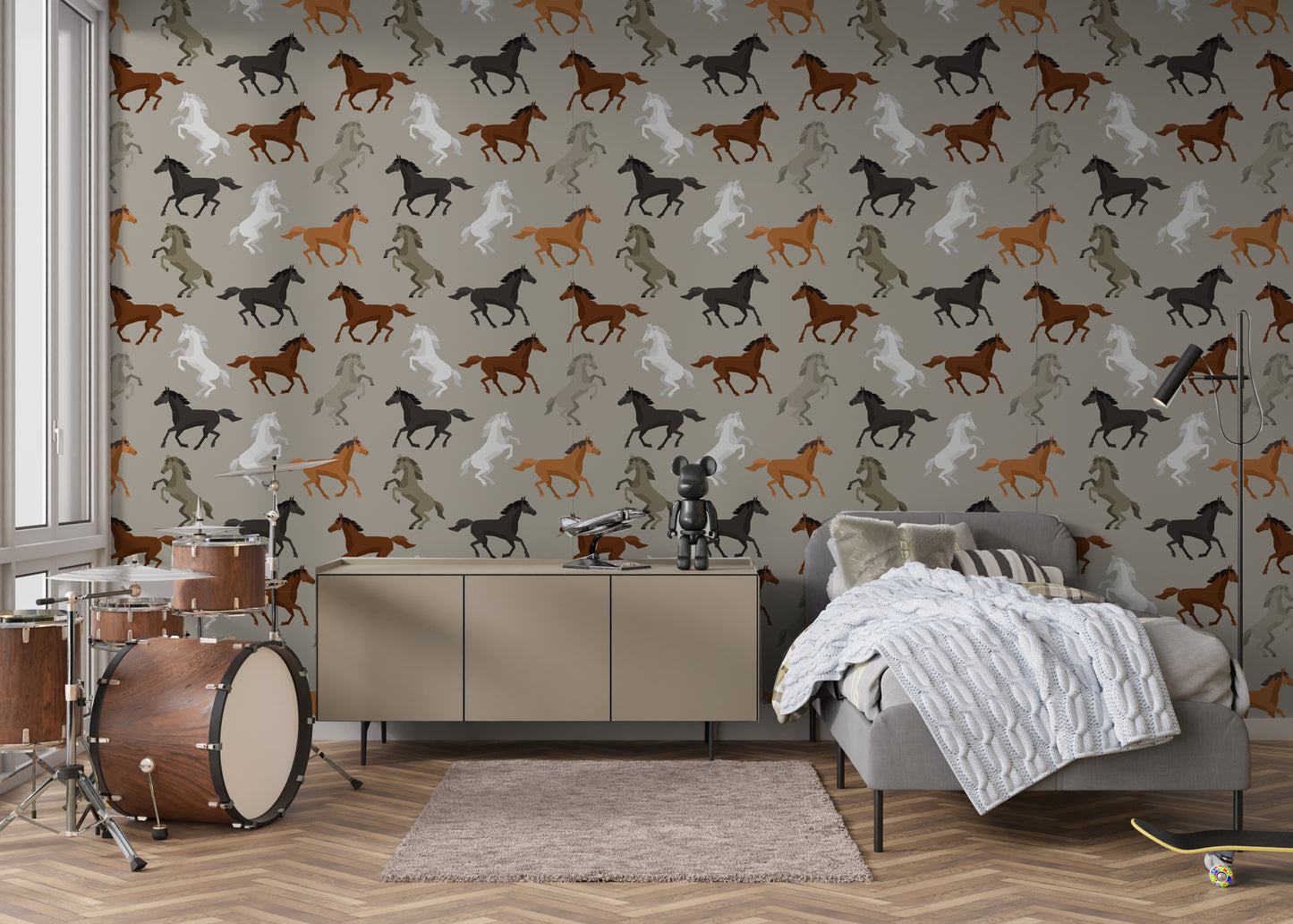 Horse Removable Peel And Stick Wallpaper