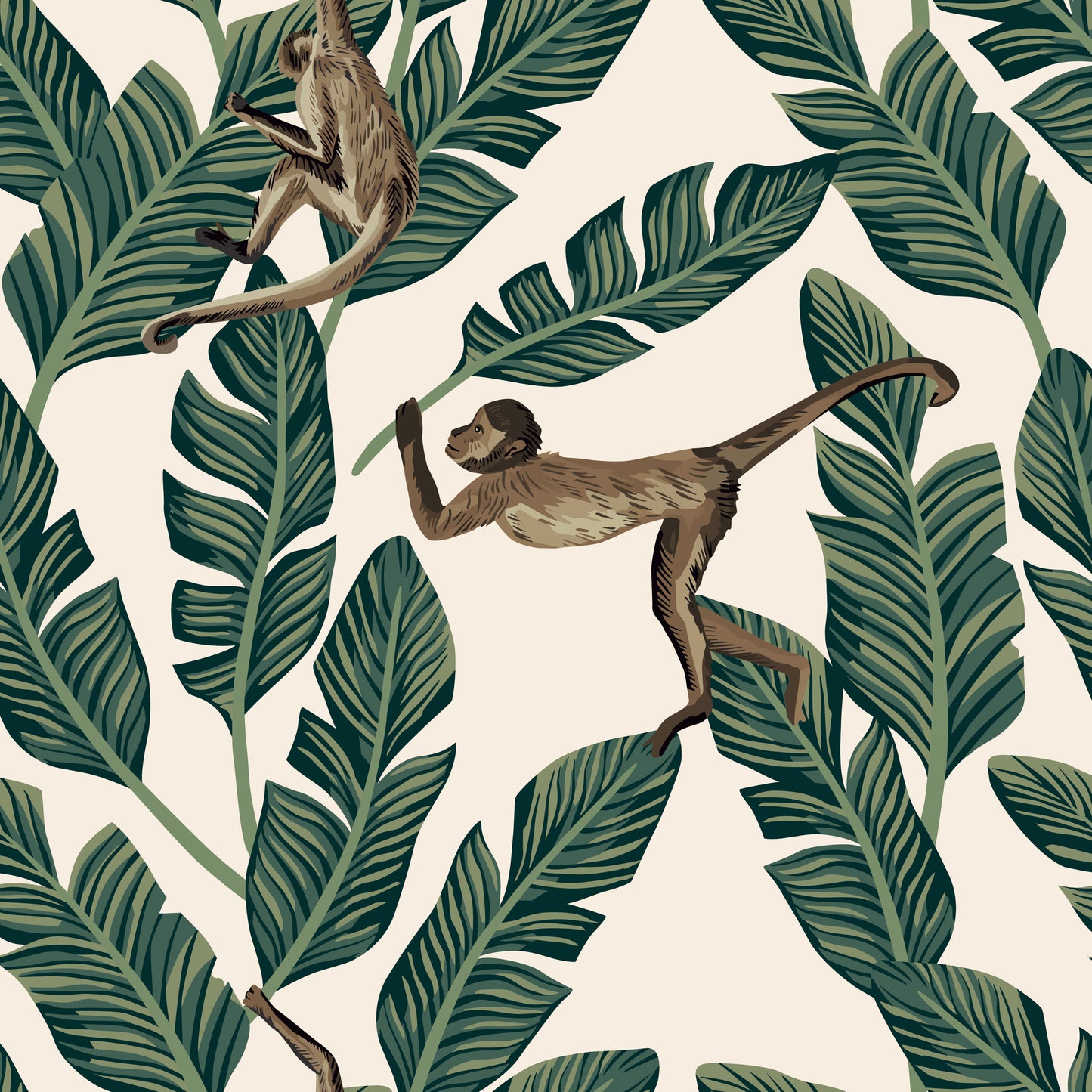 Monkey Business Removable Peel And Stick Wallpaper