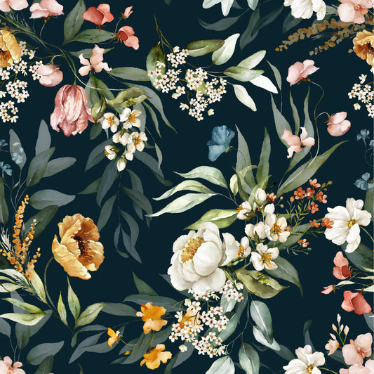 peony paradise wallpaper pattern