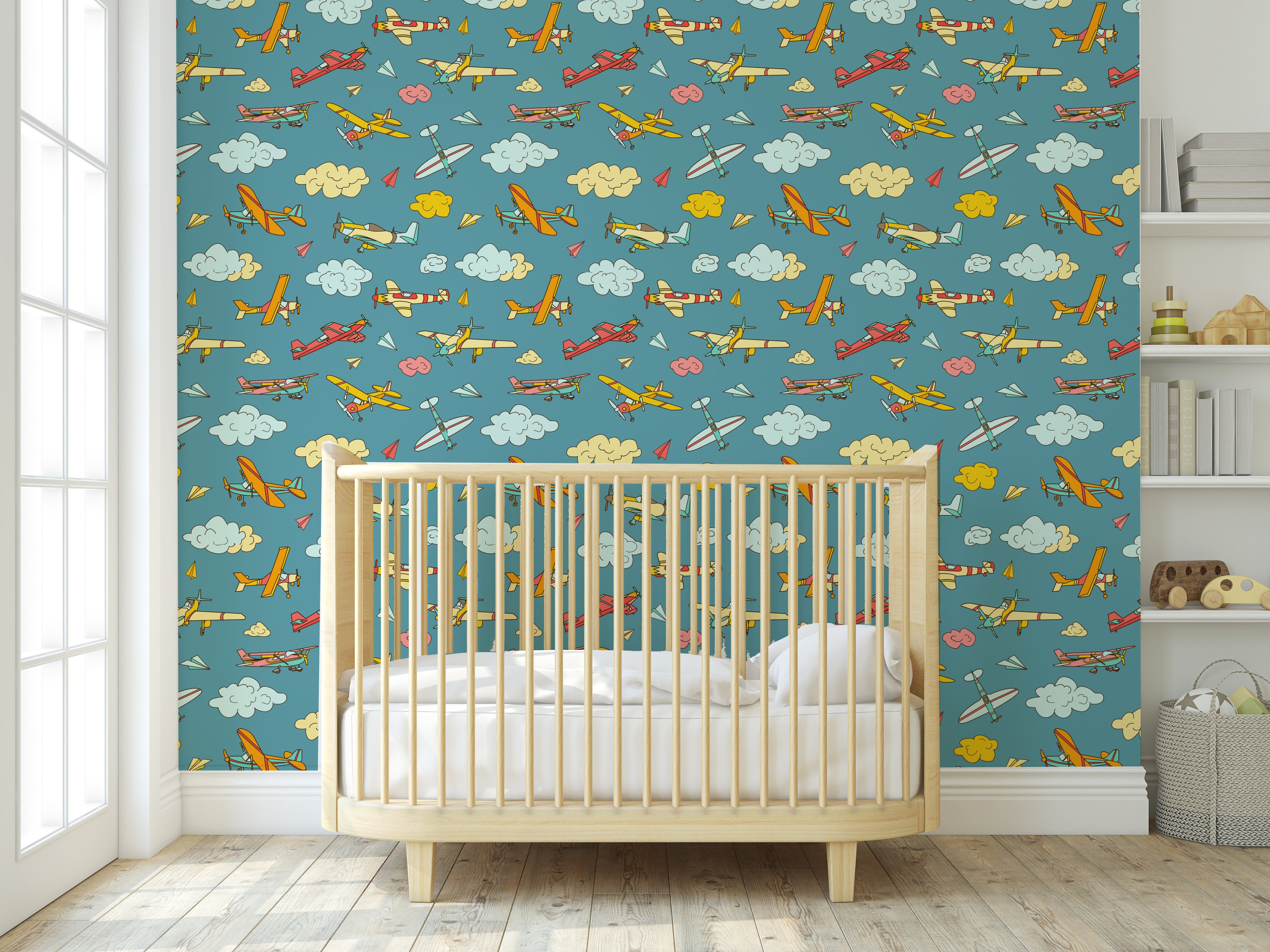 Nursery Wallpaper, Alphabets with Animals Wallpaper Design for Kids Room |  lifencolors – Life n Colors