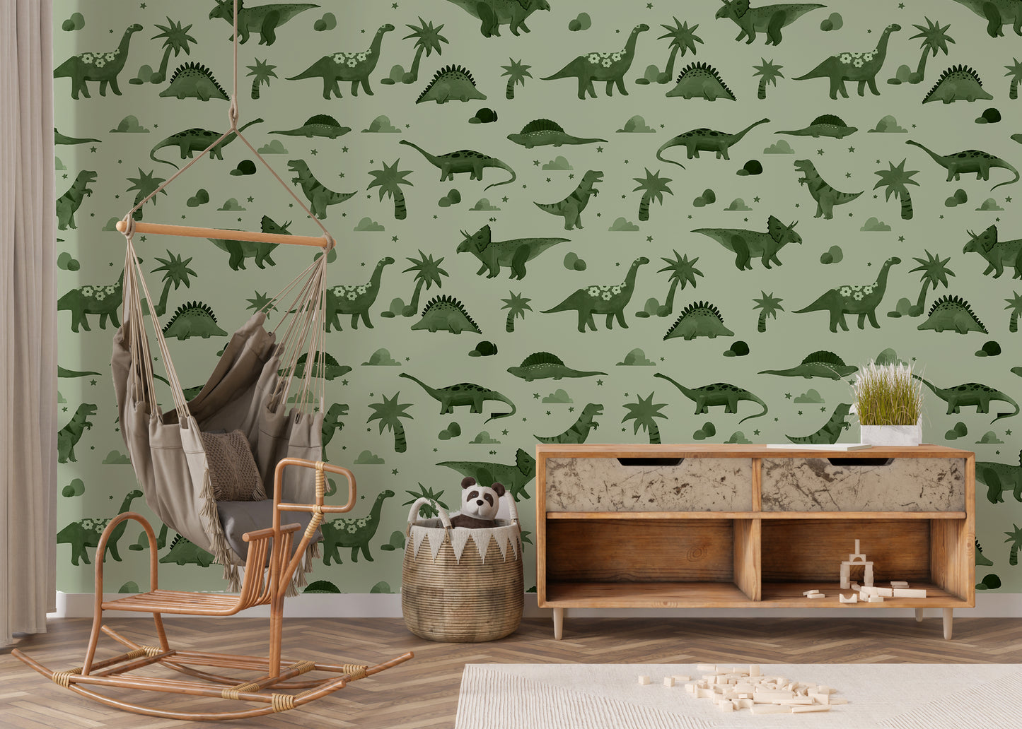 My Favorite Dinosaur Removable Peel And Stick Wallpaper