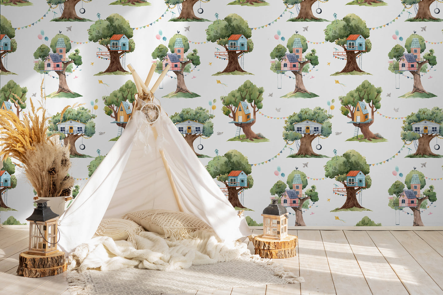 Tree House Removable Peel And Stick Wallpaper