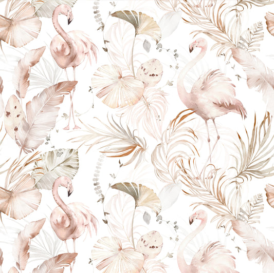 Fantastical Flamingos Removable Peel And Stick Wallpaper